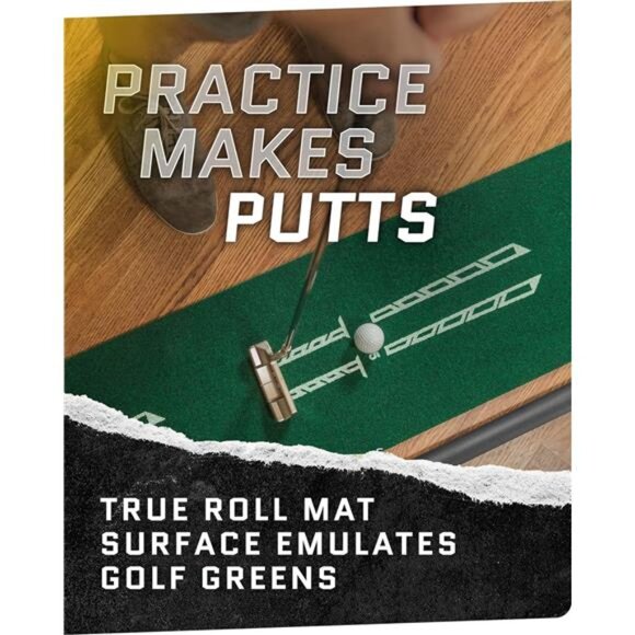 SKLZ ACCELERATOR PRO - Indoor Golf Putting Mat with Auto-Ball Return & - Picture 2 of 7